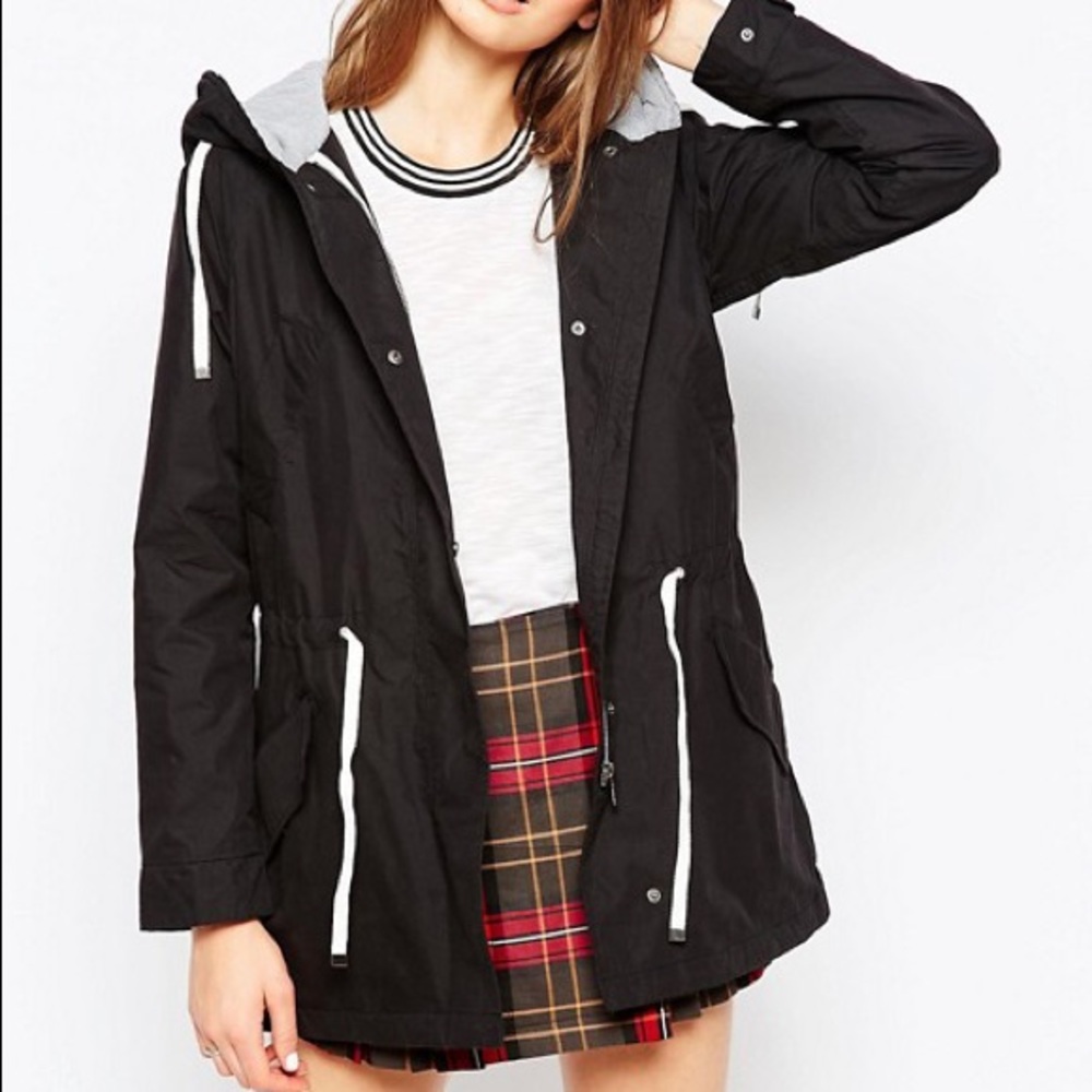 Parka London Hooded coat sz. M